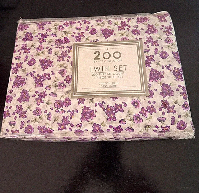 200 Basics Collection 3 Piece Twin Set 200 Thread Count