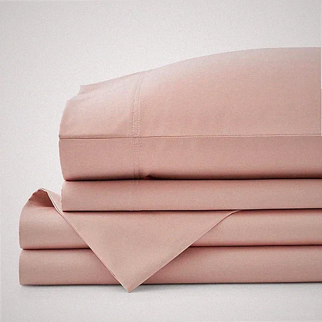 TCS Legends Hotel Premium Smooth Supima Cotton Wrinkle-Free Sateen Bed Sheet Set