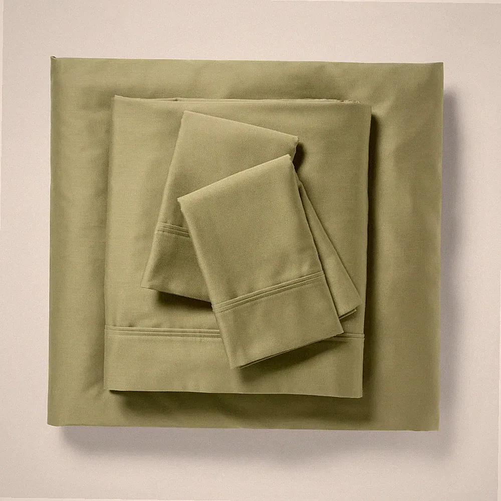 Threshold 400 Thread Count Cotton Sateen 4-Piece Sheet Set Luxurious